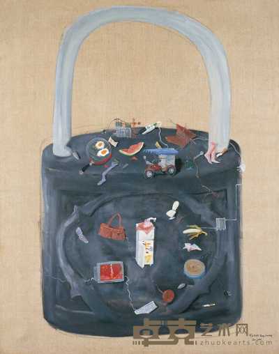 杨劲松 2003年作 锁 190×150cm
